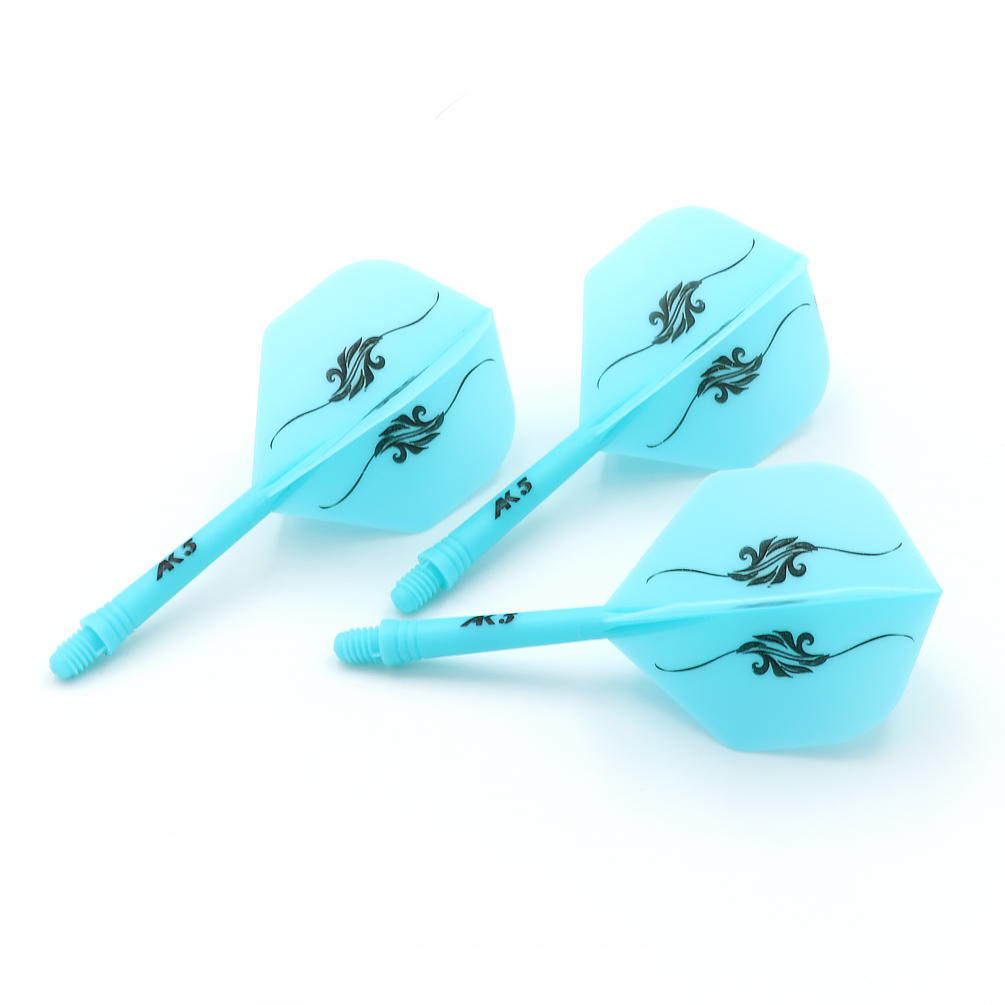 CUESOUL AK5 series SMALL SQUARE BLADE 3-piece integrated DART BLADE DART ROD FLYING STANDARD BLADE DART WING TAIL ACCESSORIES