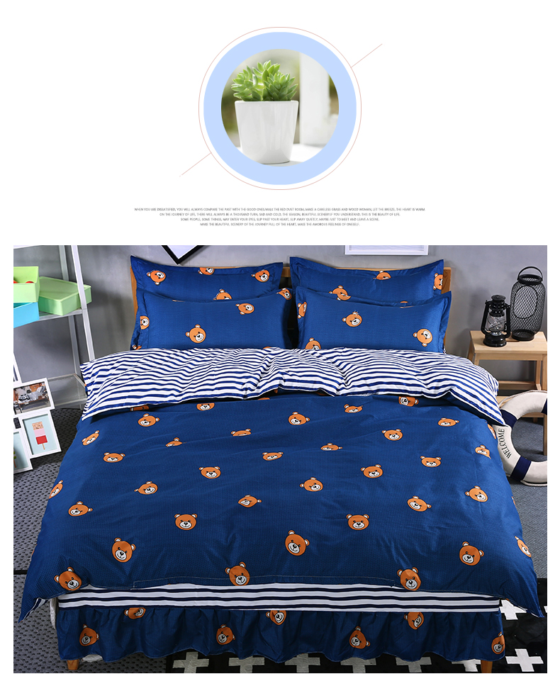 Moonman quilt cover đơn 150 120 200 ký túc xá đại học với 1.5 1.8 2 m m mui xe đôi