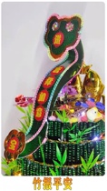Chaoshan Mid-Autumn Festival Festive Tower Decoration Three-dimensional Five Colorful Auspicious Ruyi Handicraft Tower Decoration Accessories