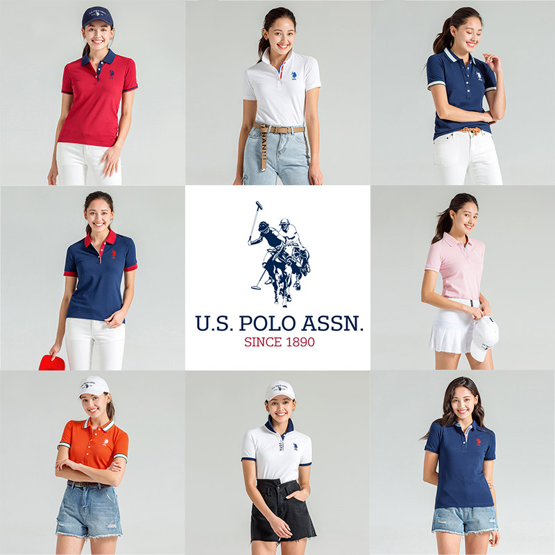 U.S. Polo Assn. 美国马球协会 2020年夏季新款 女式短袖Polo衫 天猫优惠券折后￥89包邮（￥159-70）21款可选