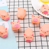 Literary style Cute girl powder pig vent tricky whole person pinch called cartoon decorative childrens toys value