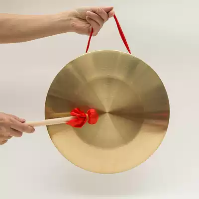 Three sentences and a half props set gongs and drums