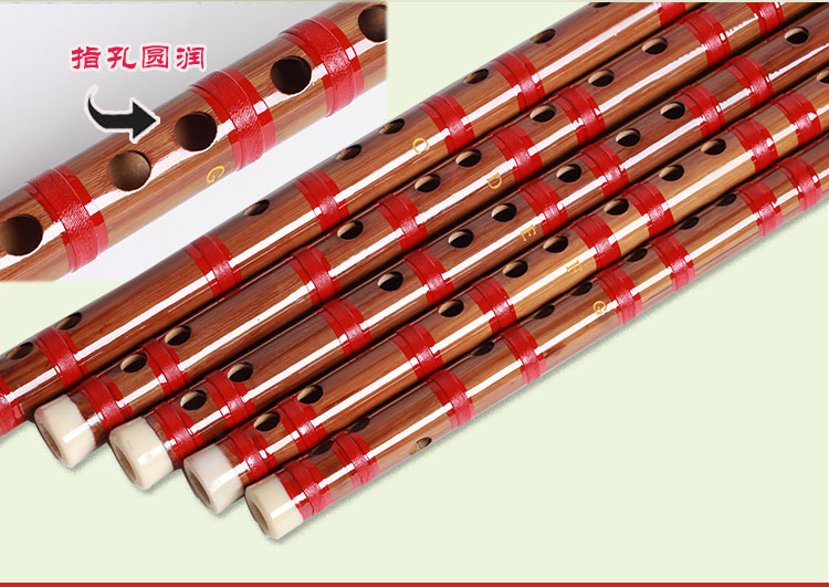 Người mới bắt đầu sáo không cơ sở 30 nhân dân tệ trẻ em sáo đạo cụ sáo đắng tre sáo trúc - Nhạc cụ dân tộc mua đàn nguyệt