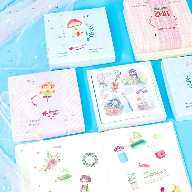 Cute sticker, stickers for students, gift box