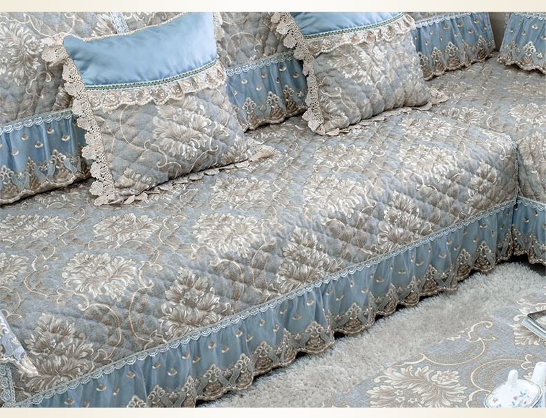 Đệm sofa phong cách châu Âu bốn mùa đệm vải chống trượt đơn giản hiện đại bao gồm tất cả bao gồm phổ quát bao gồm toàn bộ - Ghế đệm / đệm Sofa đệm ghế đẹp