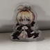 Móc khóa acrylic FGO Jean de Saber Mặt dây túi học sinh Skaha Anime Phụ kiện ngoại vi - Carton / Hoạt hình liên quan