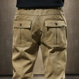 Элитные дорожные весенние штаны для отдыха, в американском стиле, свободный прямой крой