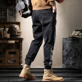 Демисезонные элитные джинсы, штаны, трендовые повседневные брюки, оверсайз, свободный крой, в американском стиле