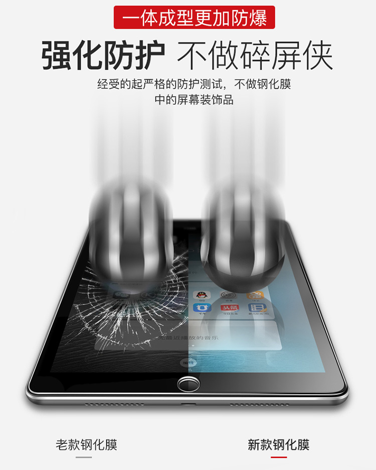 phim thép ipad air2 mới toàn màn hình PC 5 2017 2018 mới nhỏ tablet mini4 1 2/3 inch của Apple 9.7pro10.5 chống ipda kính màu xanh màng bảo vệ 6 a1822 - Phụ kiện máy tính bảng ốp lưng ipad pro 10.5