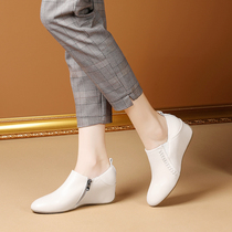 Backpool and shoes 2022 Spring and Autumn New Model with deep mouth single shoes in womens inner heel high shoes