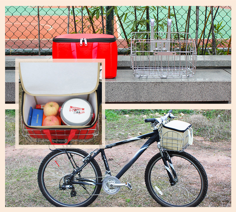 Panier pour vélo JAKROO en métal - Ref 2258246 Image 13