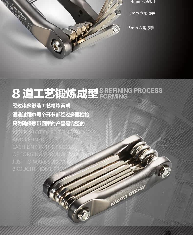 Outils pour vélo BASECAMP - Ref 2281605 Image 8