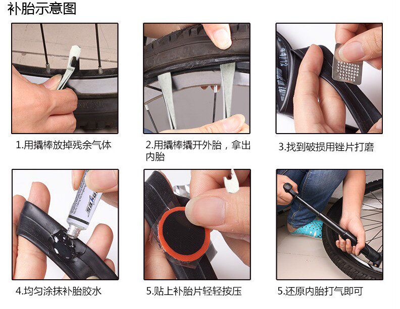 Kit de réparation vélo SAHOO - Ref 2316918 Image 7