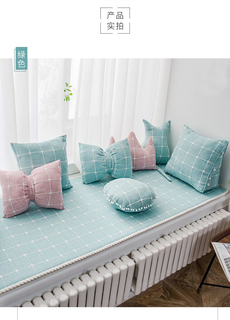 Cửa sổ hiện đại tối giản bệ pad ban công pad chống trượt bốn mùa đệm tùy chỉnh phòng ngủ phòng khách mat - Ghế đệm / đệm Sofa giá đệm ghế gỗ phòng khách