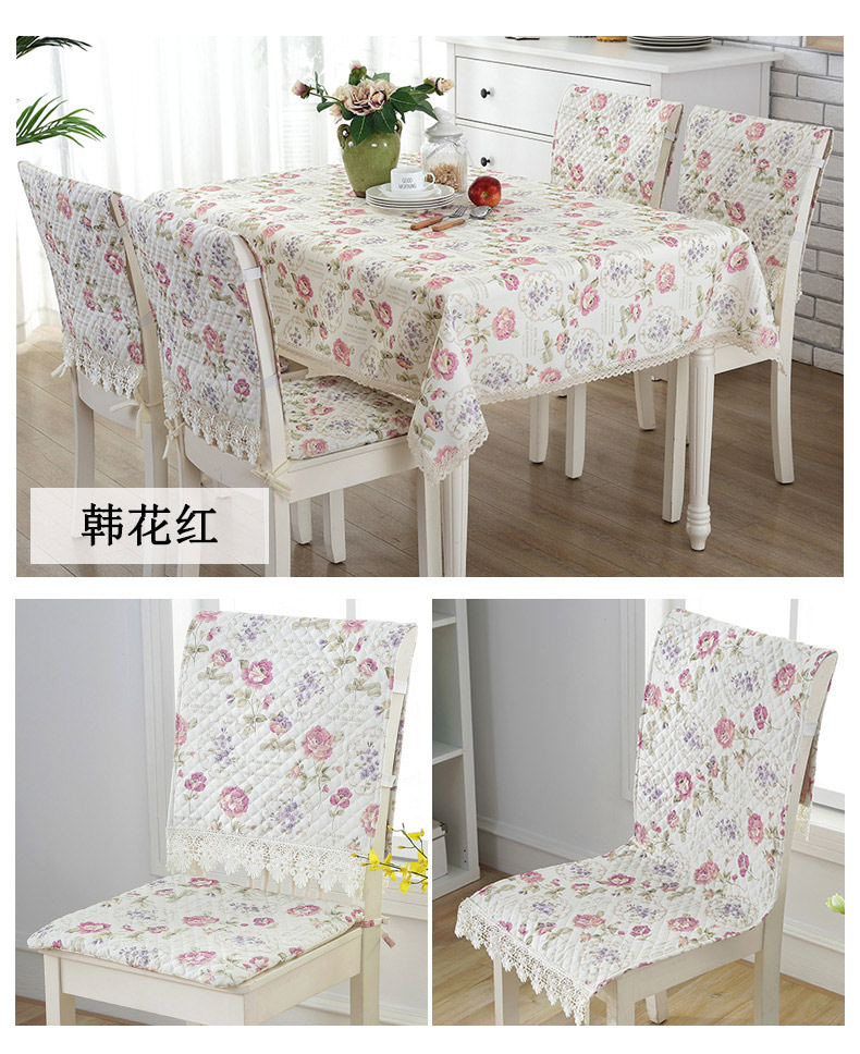 Châu âu bàn ăn ghế bìa khăn trải bàn vải cotton nhỏ tươi không thấm nước chống bỏng dầu-miễn phí dùng một lần ghế ăn đệm bộ các mẫu móc khăn trải bàn đẹp