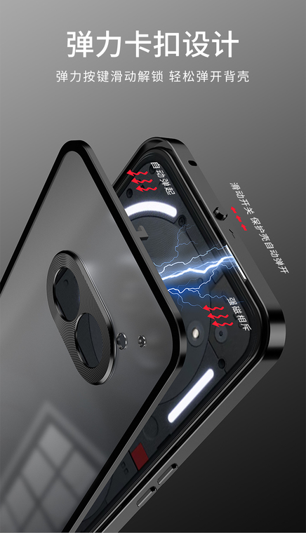Black Aluminum Frosted Metal Bumper Camera Lens Ring iPhone Case