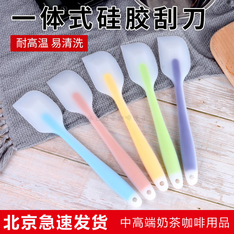Silicone scraper baking shovel to make cake scraper baking tool high temperature spatula rubber spatula cream knife