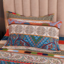 Cotton pillowcase A pair of 100 cotton single pillowcase thickened brushed 48*74 student dormitory pillowcase Adult pillowcase