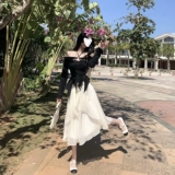 Jmshop Рыбалка сестра Сладкая и пряная нерегулярная съемная съемная крышка для рукава дизайн шейной жилетки с футболки с плечами