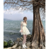 Юбка, милый летний короткий наряд маленькой принцессы, платье, подходит для подростков, по фигуре