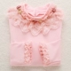 Quần áo trẻ em gái đáy quần áo mới quần áo trẻ em lớn Áo thun dài tay 9 cotton Quần áo trẻ em mùa thu và mùa đông cộng với áo sơ mi nhung nữ thủy triều