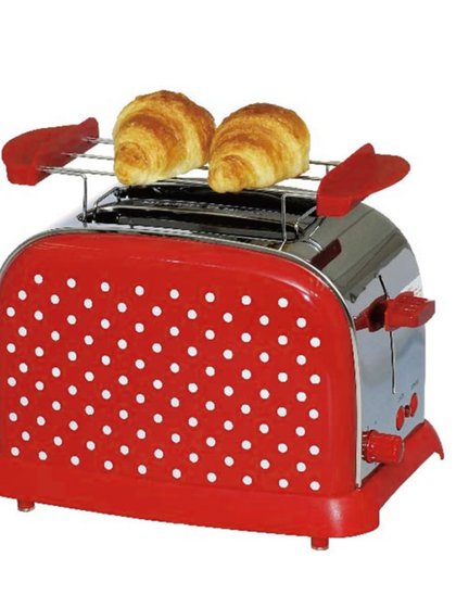 英国Belinee多士炉烤面包机吐司机片早餐家用不锈钢商礼品中国红