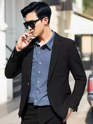 Okana 2021 autumn new products men's casual suit suit Slim one suit two-piece suit for men