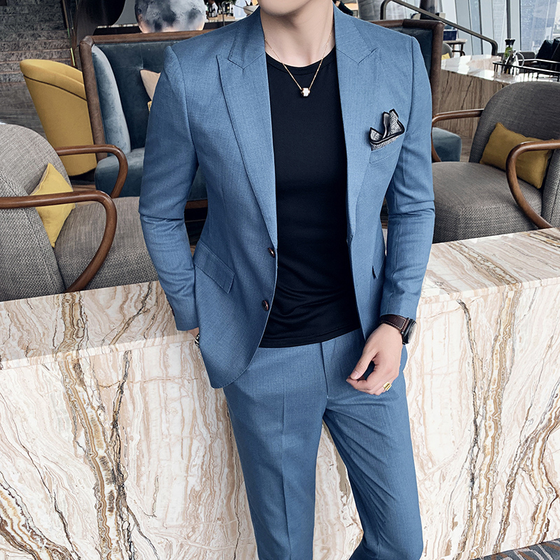 OECDA xuân và mùa hè NEW SUIT Một SUIT MENS MỎNG Suits SLIM MENS NHỎ SUITS YOUTH Casual SUIT KINH DOANH