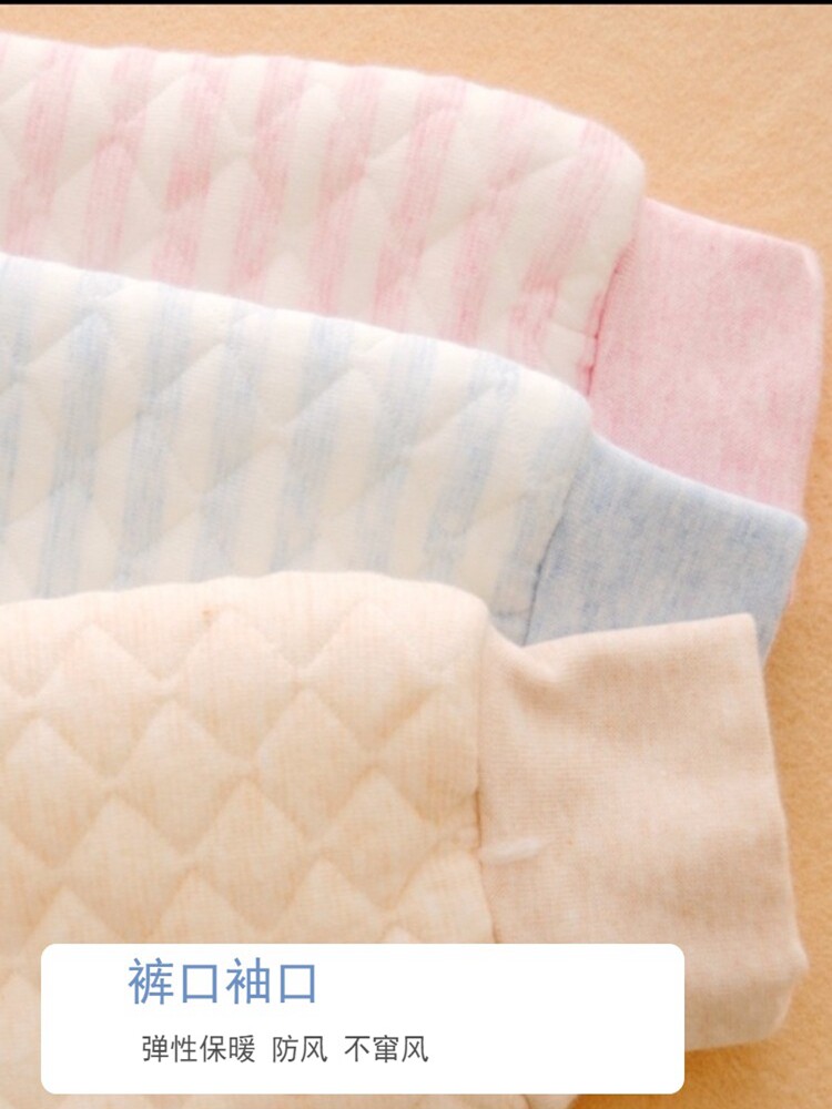 HAOXIN BOY BABY UNDERWEAR SET BABY JACKET THICKENED COTTON WINTER WARM CLOTHES CARTOON AUTUMN CLOTHES AUTUMN PANTS