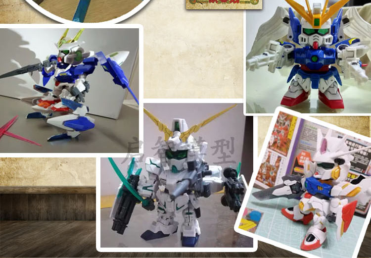 Kai Yue sd mô hình BB chiến binh dám mô hình cao Dafei bảy cánh kiếm Xinan Zhoushu Di Li Unicorn mô hình lắp ráp - Gundam / Mech Model / Robot / Transformers gundam rg giá rẻ