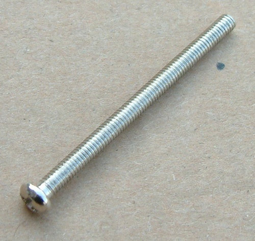 M3*40 Semicircular crosshead full tooth screw (iron nickel plated)P N:BL-M3-40