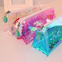 Pen bag Dream fairy girl child girl heart kindergarten princess cute cartoon transparent crystal stationery box