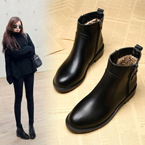 Boots Womens Boots 2021 New Spring and Autumn Single Boots Skinny Martin Boots Joker Flat Autumn Winter Large Size Womens Shoes