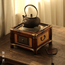 Qing bamboo house famous Wang Shuhong classic carbon stove Special Japanese tea stove Bamboo tea stove Imitation tea stove