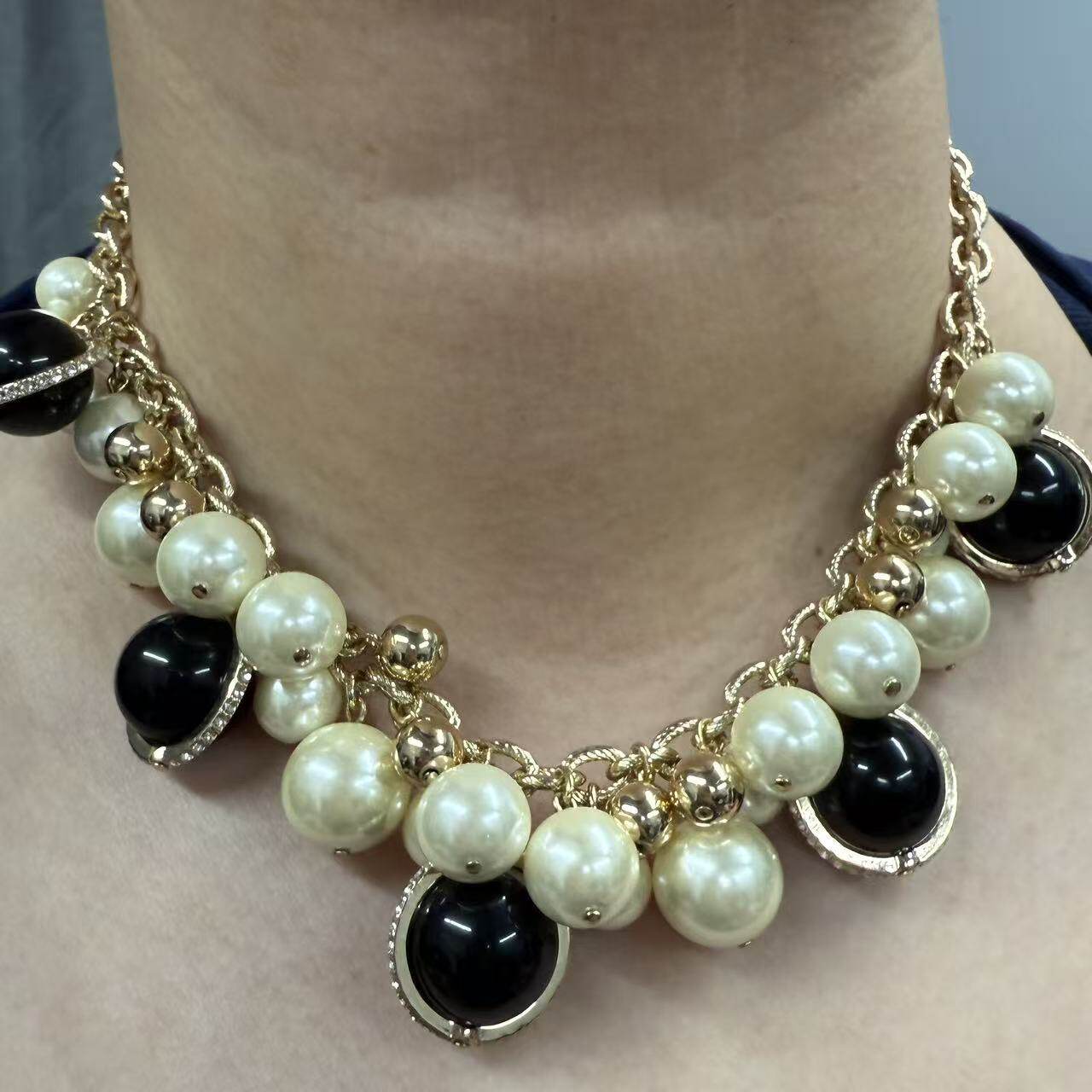 🌟提升时尚气息的人造针织项链necklace 🌟-耳饰-淘宝好物网