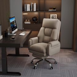 Office Chair, Home Comfort, Sedentary Business Sofa Seat, Leisure Reclining Computer Chair, Study Office Boss Chair