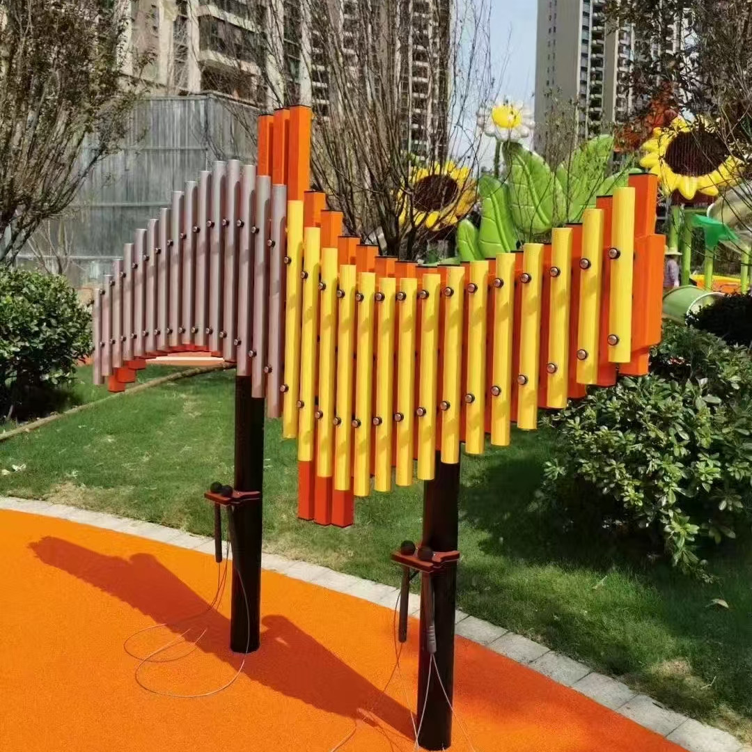 Kindergarten children's percussion instruments outdoor community park ...