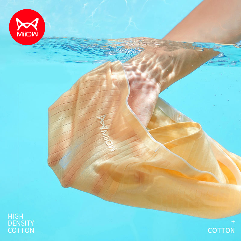 Cat people pure cotton underwear women's mid-rise cotton women's underwear shorts breathable incognito summer thin briefs head