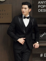 Черное платье Tasto # (топ + жилет + брюки)