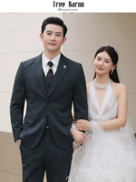 Элитный зеленый костюм, жилет, штаны