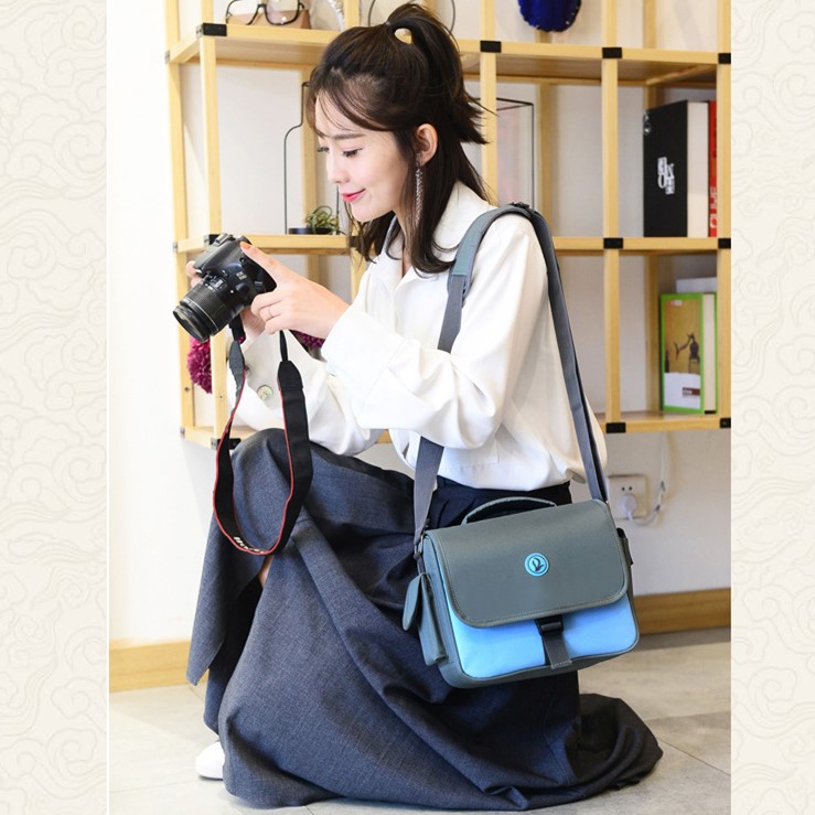 Suitable for Canon micro-single-eye camera M6 cute female 200D second-generation M50 Nikon Sony single-shoulder photography single-eye camera bag