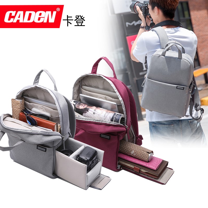 Canon Camera Bag Single Eyebag Photography Multifunction Waterproof Portable Large Capacity Double Shoulder Bag Professional Micro Single Eye Camera Camera Bag