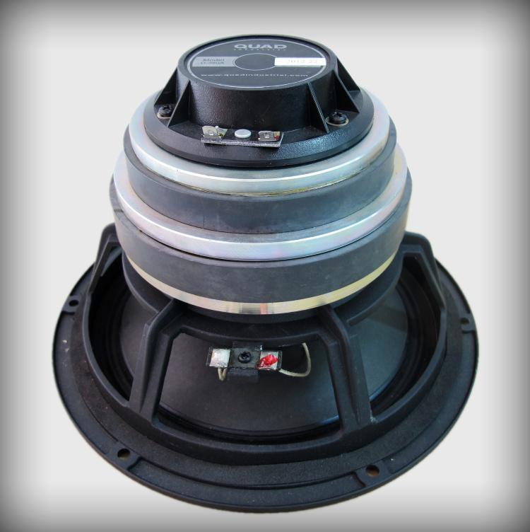 Brand new original UK QUAD country 8 inch cloth edge paper disc coaxial horn small power push clear and permeable