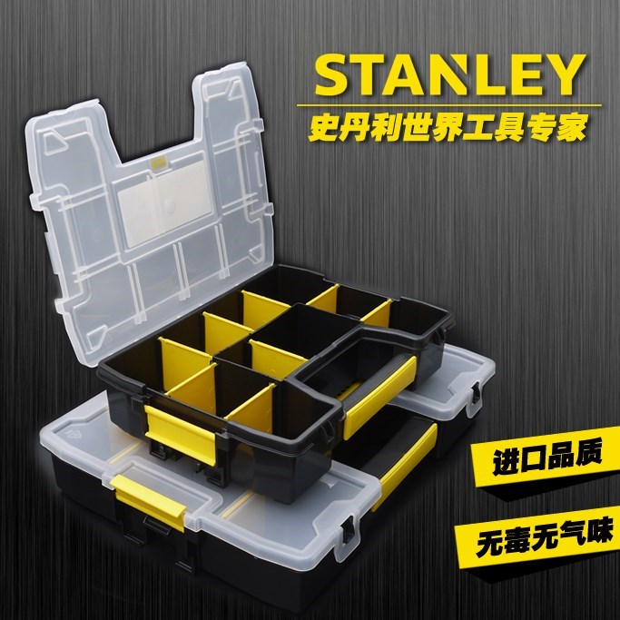Stanley small plastic storage box tool box toolbox containing box parts box STST14022-23
