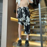 Летние тонкие шелковые штаны для отдыха, китайский стиль, оверсайз