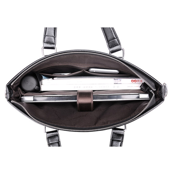 送钱包穆斯科时尚男包公文包男士包包商务手提包单肩包斜挎休闲包