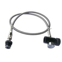 CO2 inflation tube with meter gas hose connection carbon dioxide gas tube Teflon tube cylinder head accessories