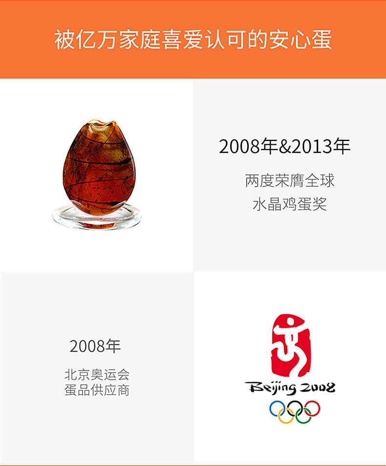 北京奥运会供应商 德青源 谷物饲养新鲜鸡蛋 30枚 图7