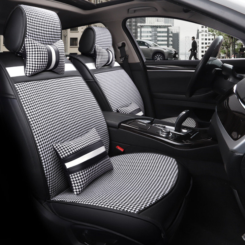 Mercedes-Benz C-Class C180L C200L E260L GLC GLE car seat cushion four seasons universal all-inclusive linen seat cushion