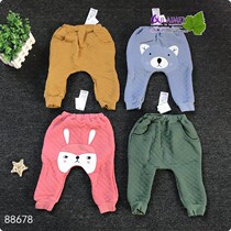 Spring and Autumn Winter Baby Cotton Pants for Men and Women Infant Fart Pants Harlan Pants for Men and Children